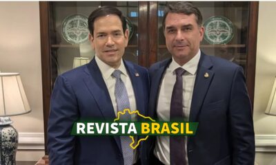 Marco Rubio teria articulado a ida de Flávio Bolsonaro aos EUA após pressões judiciais no Brasil, segundo afirma aliado de Donald Trump.